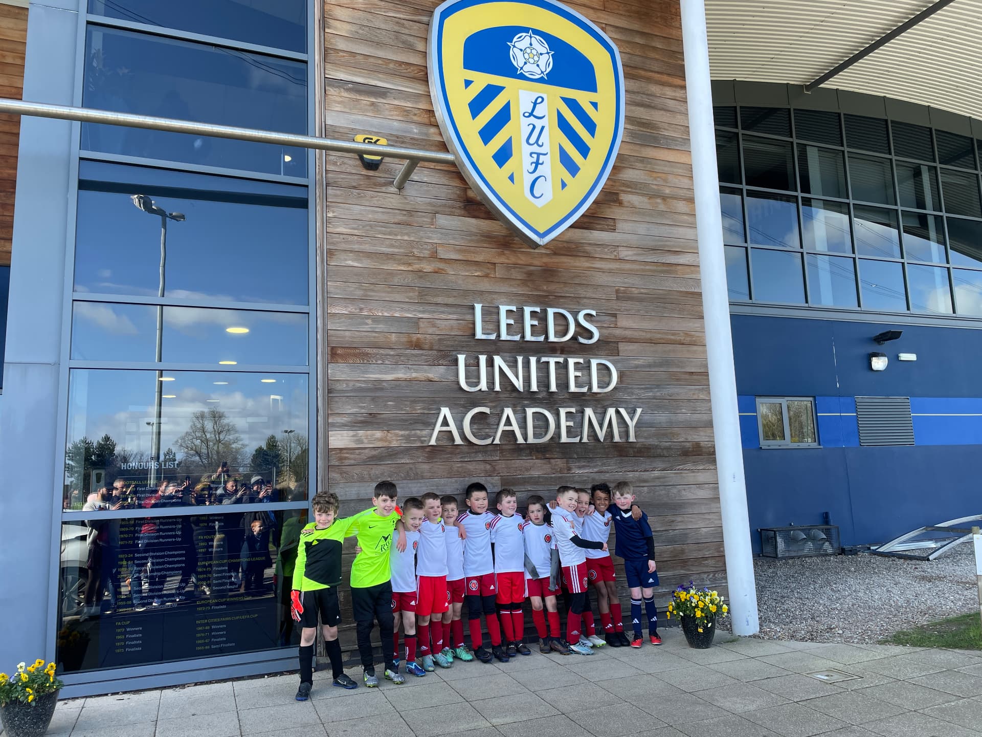 Academy Insider players visiting Leeds United Academy