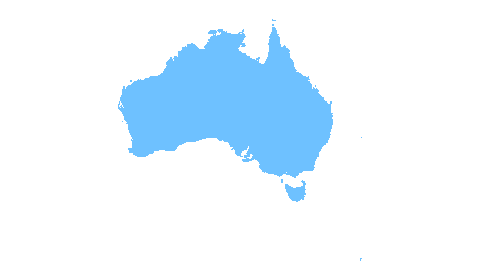 Australia map outline
